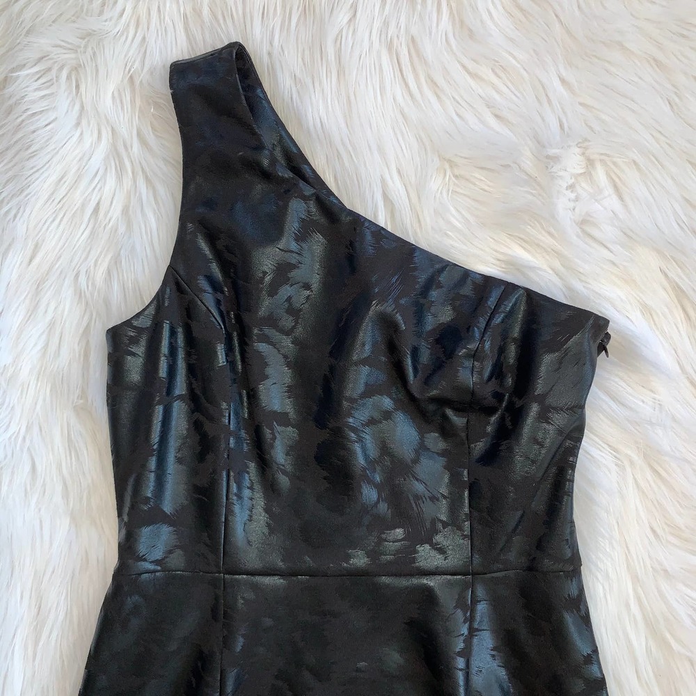Erin Fetherston One Shoulder Animal Print Dress - Picture 6 of 14